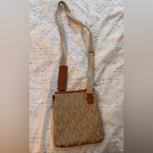 Michael Kors Cross Body Bag Brown & Beige